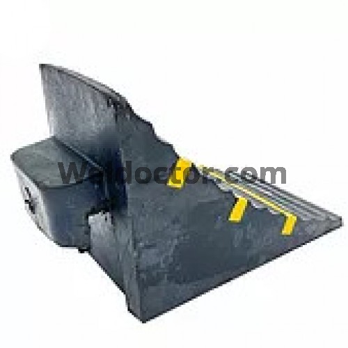 Rubber Wheel Chock L250 XW150 X H180MM